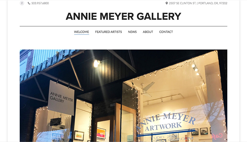 DesignAnneli Annie Meyer Gallery Website